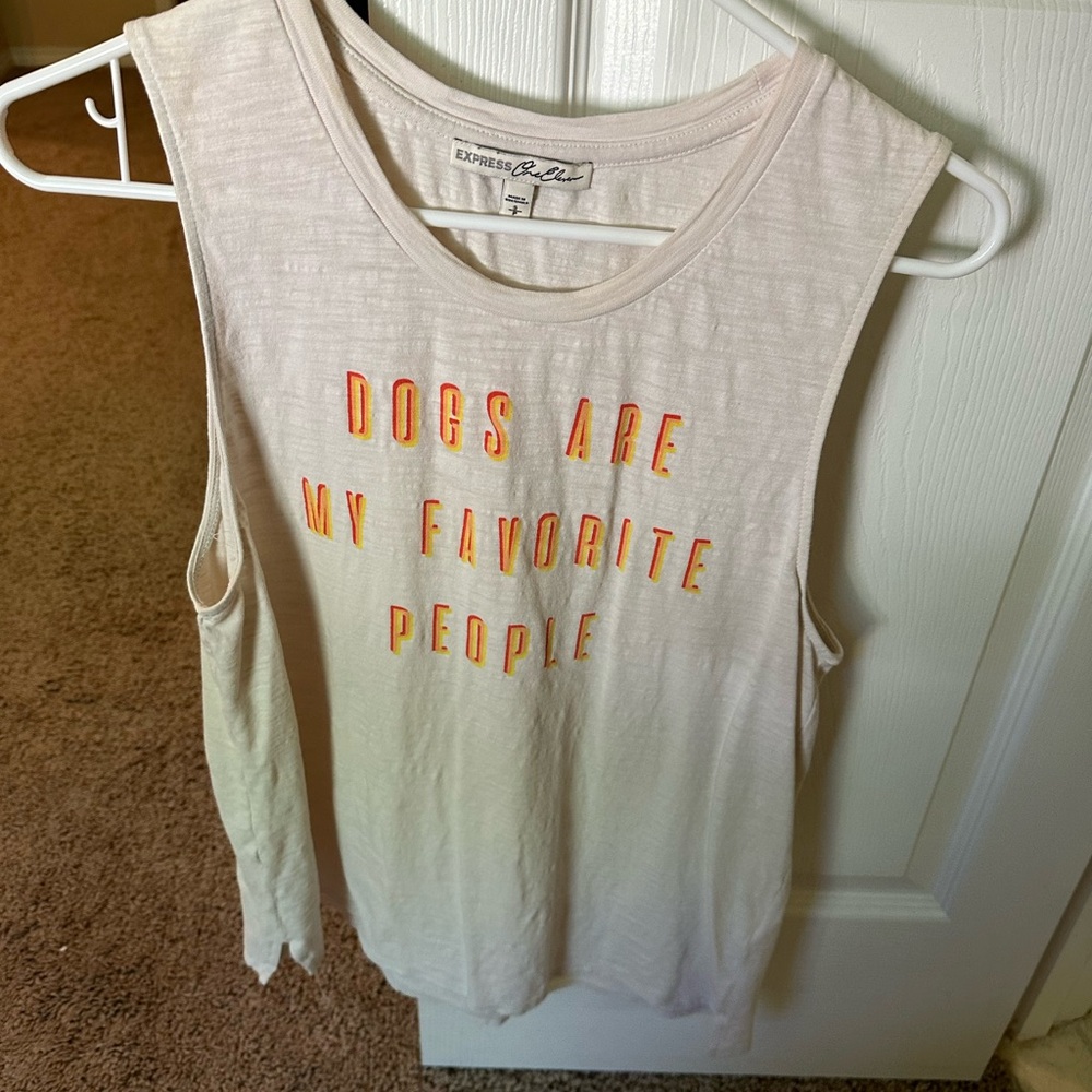 Express tank top size small